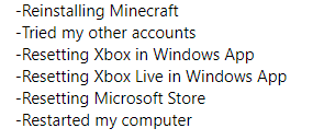 when i try to log into minecraft it gives me an error code 0x8000000D and nothing i am... Mv0zygvDRX5O%2fZm7i5BbPezMXfqasUtWMWaJeQO7RSYv25fKQT3JDhG%2f4mVDydN6JbSwdds0C%2fQC4qO7GiSoqtg%3d.png