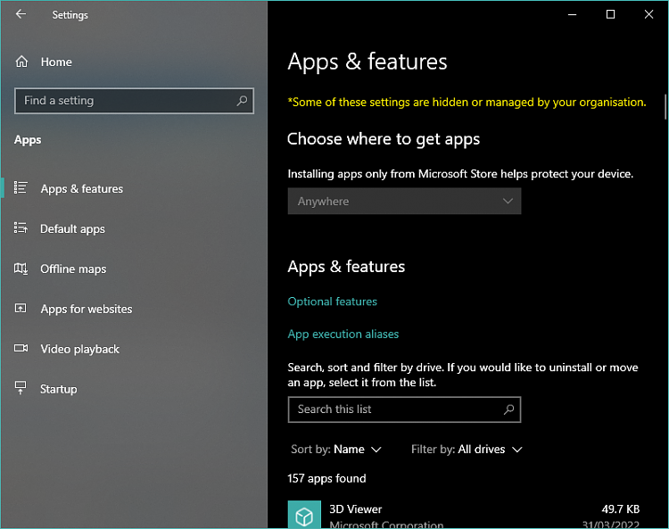 How can we manage windows licenses in Organisation,once assigned to specific hardware naged-your-organisation-some-these-settings-being-hidden-managed-your-organisation-apps-features.png