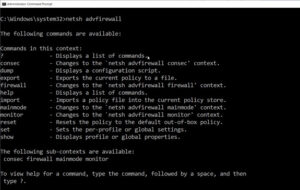 How to use the Netsh Command to manage Windows Firewall (Basic Guide) netsh-advfirewall-utility-for-Firewall-in-Windows-300x190.jpg