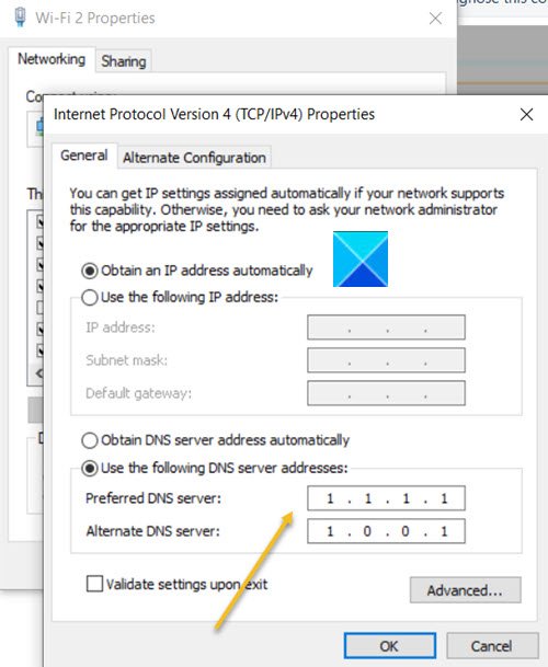Fix Microsoft Store error 0x800700AA on Windows 10 network-address.jpg