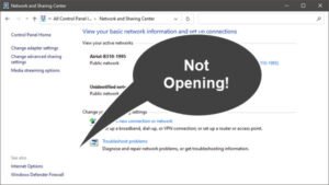 Network and Sharing Center not opening in Windows 10 Network-and-Sharing-Center-not-opening-300x169.jpg