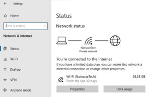How to manage the Data Usage Limit on Windows 10 Network-Data-Usage-Status-Windows-10-300x192.jpg