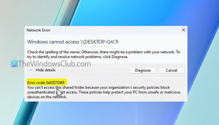 Network Error 0x800704f8, Windows cannot access [Fix] Network-Error-0x800704f8-Windows-cannot-access.png