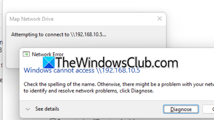 Windows 11 SMB Client cannot connect to SMB share network-error.png