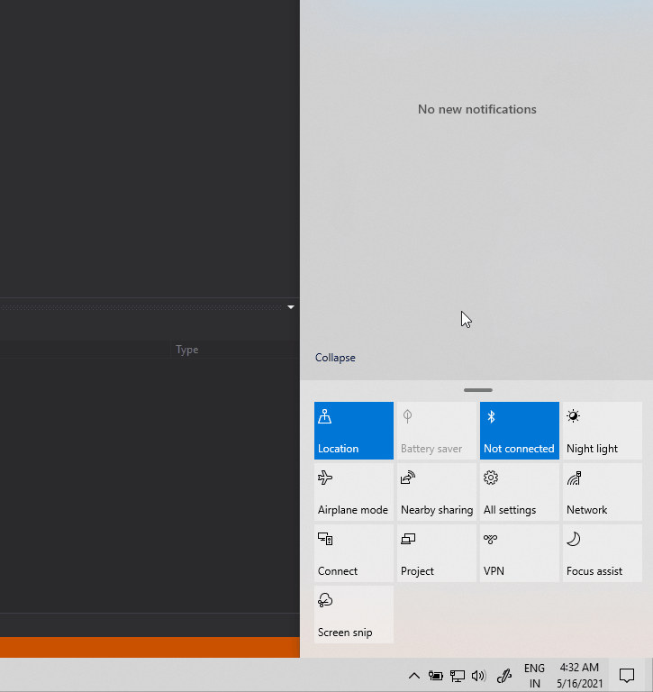 Windows 10 leak hints at Action Center UI tweaks and more rounded corners New-Action-Center.gif