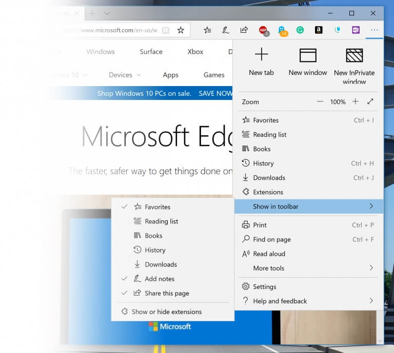 Microsoft Edge is getting a big update with Windows 10 Preview Build 17704 New-Edge-Settings.jpg