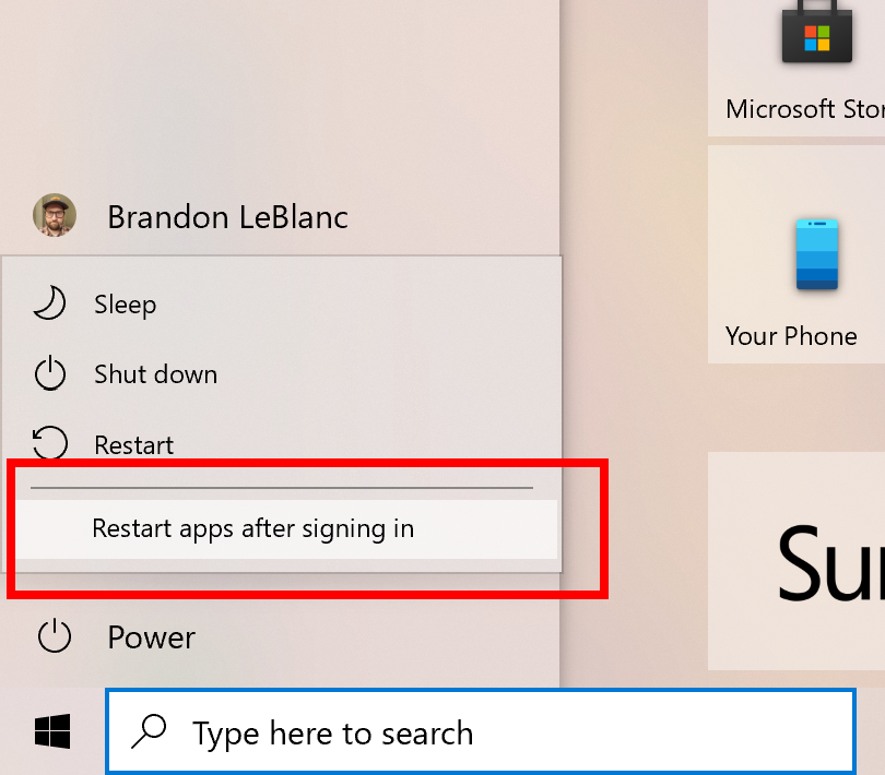 Windows 10 Insider Preview Dev Build 21359.1 (co_release) - April 14 new-restart-apps.png