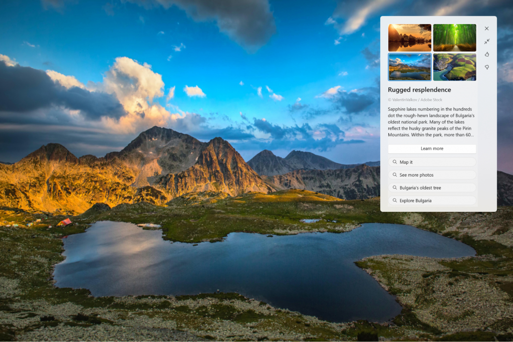 Windows 11 Insider Preview Build 23451 brings an End Task button to the Taskbar's... new-spotlight-experience-in-windows-11-Insider-Preview-Build-23451.jpg