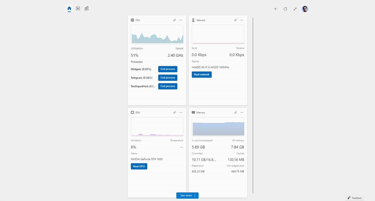 Windows 11 gets new system resources widgets courtesy of Dev Home app new-system-resources-widgets-in-windows-11.jpg