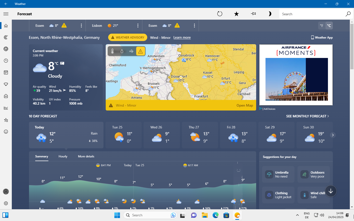 Windows' default Weather App will soon have ads and news new-weather-app-windows-11.png