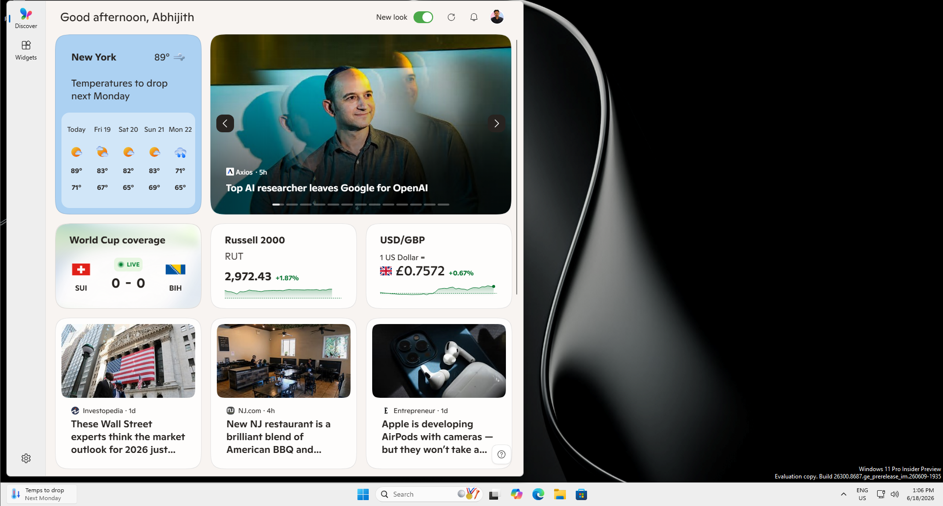 Sorry Microsoft, Windows 10 taskbar is still better than Windows 11, and here’s why new-Widgets-in-Windows-11.png