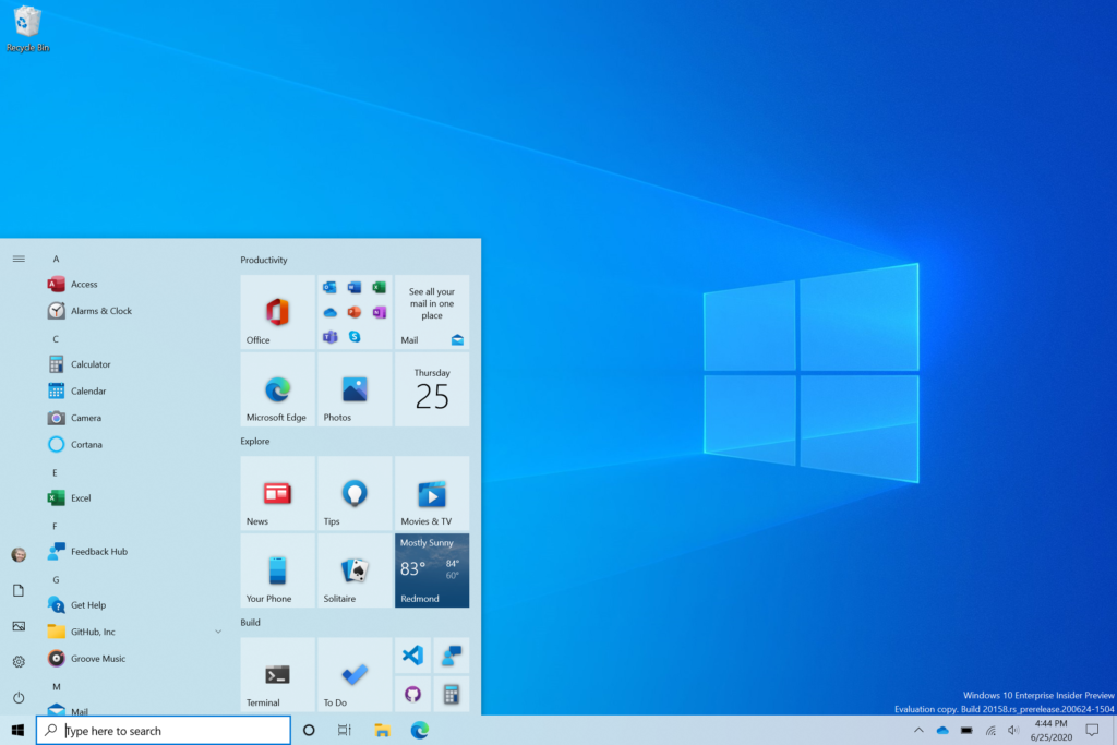 Latest Windows 10 Insider build features the redesigned Start menu new-windows-10-start-menu-light.png