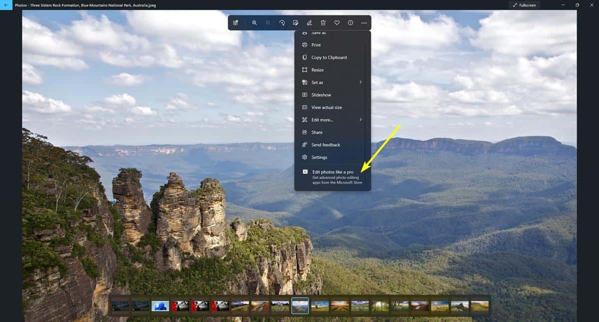 Photos app update for Windows 11 rolls out with a new interface and editing options new-windows-11-photos-app-menu.jpg
