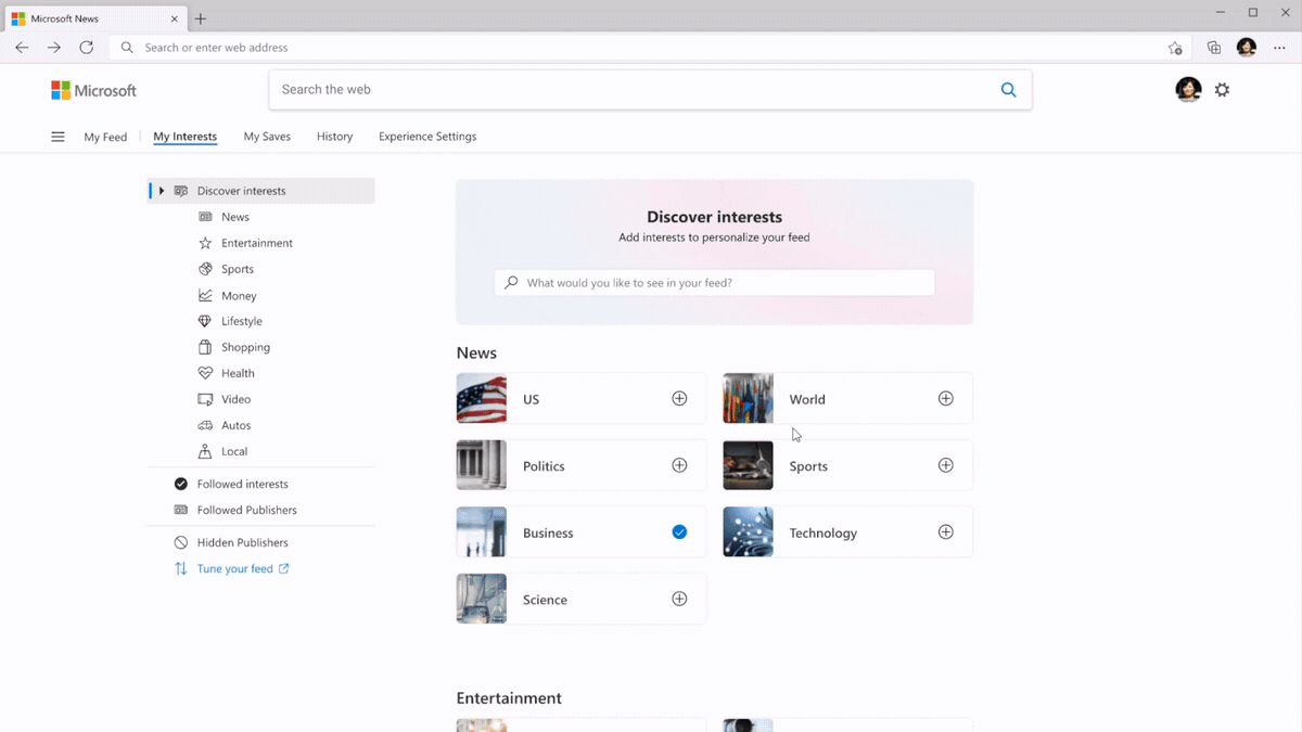 Microsoft introduces news and interests on the Windows 10 taskbar News-and-interests-GIF-3-Manage-interests.gif
