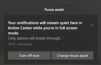 Focus Assist and Game bar are not possible to select in settings. nFh4Q.png