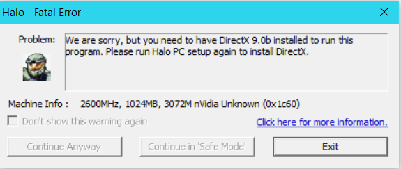 Fix Halo CE DX Fatal Error on Windows PC nGlnH.png