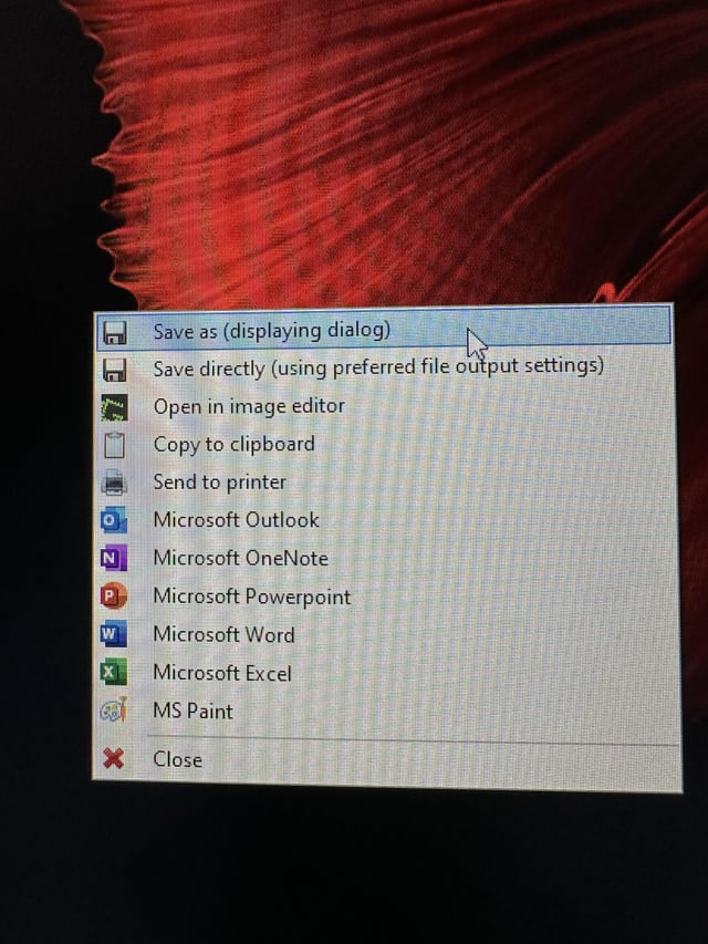 How to get rid of the dialog box after print screen ? njdqiksy1j4c1.jpg
