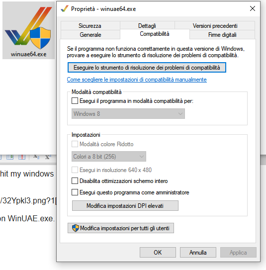 Windows 10 - "Run as Admin" shield not goes away from a .exe ? Bug ? NklT2kx.png