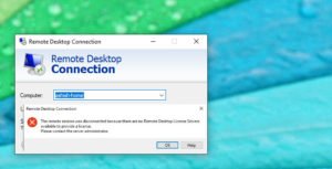 The remote session was disconnected because there are no Remote Desktop License Servers... no-Remote-Desktop-License-Servers-300x153.jpg