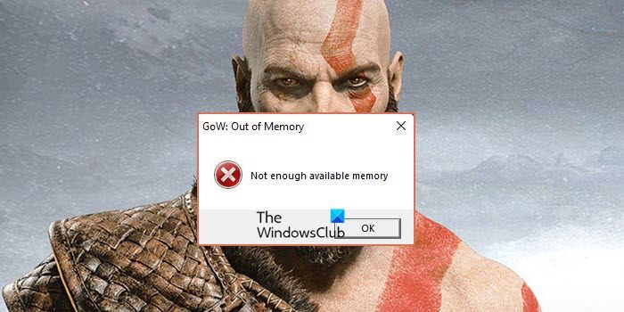 God of War Not enough available memory [Fixed] Not-enough-memory-GOW.jpg