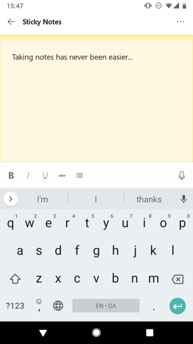 Sticky Notes 3.1 now available to Windows 10 version 1803 and higher NoteOnLauncher.png