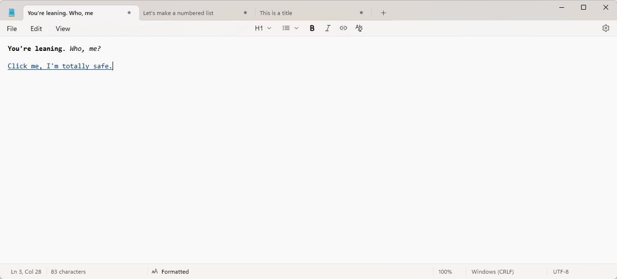 We take a closer look at Notepad's formatting options Notepad-formatting-options.jpg