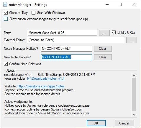 Notes is a simple and free note-taking application for Windows Notes-hotkey.jpg