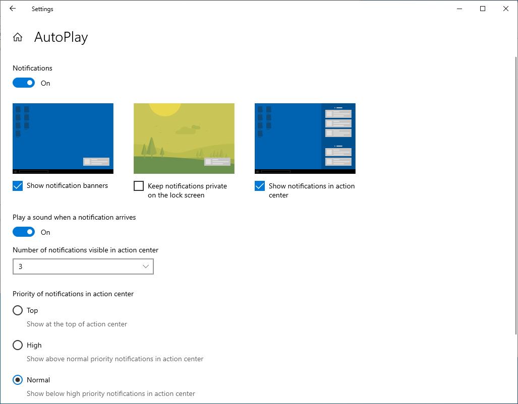 Microsoft tests new features for Windows 10 20H1 update Notifications-settings.jpg