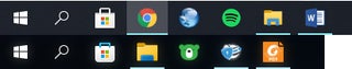Has anyone noticed the extra 'brightness' around the taskbar icons recently? nsf0b6zx1w0a1.jpg