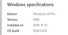 Hellow r windows10 do i have the latest OS build of 1909? 18363.476 Nshv3qs9k5qOfNpF48DUFwzSOQ24HjfgDTDtpYAYHsc.jpg