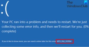 Fix NTFS FILE SYSTEM Blue Screen error on Windows 10 NTFS-FILE-SYSTEM-Blue-Screen-error-300x159.jpg