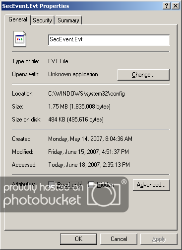 Windows event log NTFSCompressEventLog.png