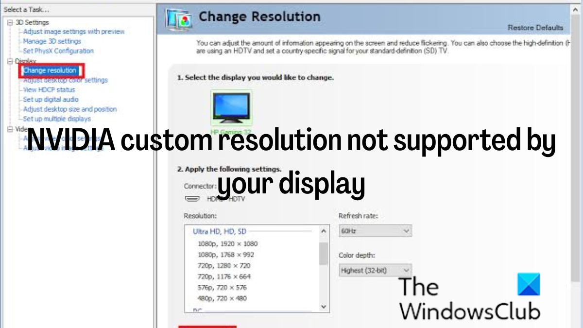 NVIDIA custom resolution not supported by your display [Fixed] NVIDIA-custom-resolution-not-supported-by-your-display.png