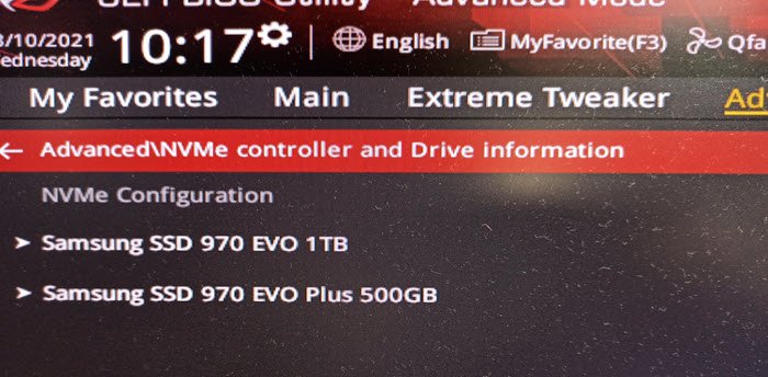 What is SATA or NVMe SSD? How to tell if SSD is SATA or NVMe? NVME-Bios-Windows.jpg