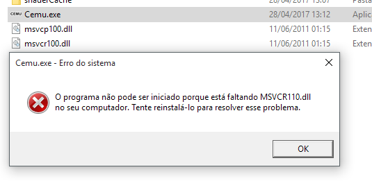 MSVCR100.dll was not found oCGb7.png