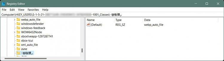 Registry key in HKEY_CURRENT_USER\SOFTWARE\Classes\Local... oddly-named-entries-under-computer-hkey_current_user-software-classes-chinesecharactersregfile05.jpg