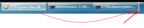How do I separate tabs in the Taskbar oDjJ2.png
