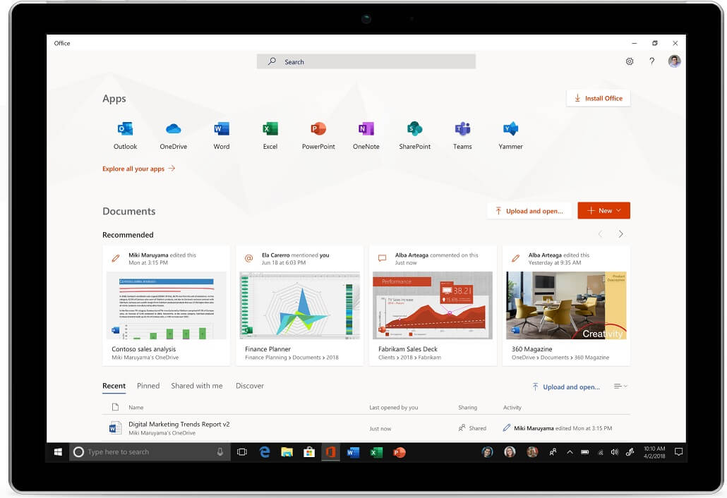 Microsoft is rolling out new Office app to all Windows 10 users Office-app-homepage.jpg