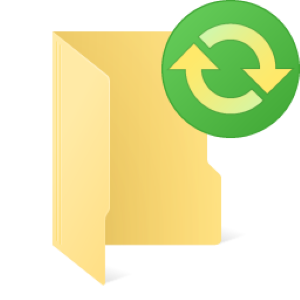 Offline file icons displayed without icon overlay in Windows 10 Offline-Files-Folder-icon-300x300.png
