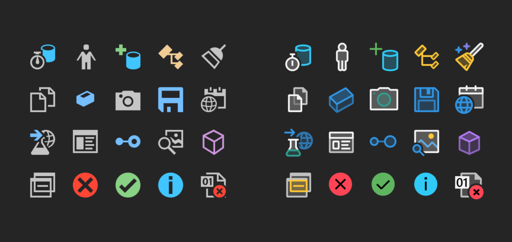 Microsoft visual studio 2022, exceutable errror old-vs-new-icons-example-1x2-2-1024x484.png