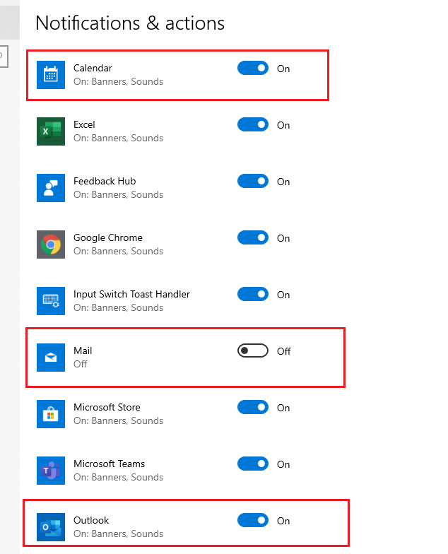 Outlook Calendar missing after Windows 10 update OLTd5.png