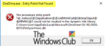 OneDrive.exe Entry Point Not Found on Windows 10 OneDrive-Entry-Point-Not-Found-error-on-Windows-10-150x66.png