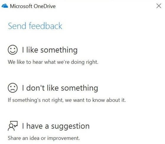 Microsoft’s OneDrive desktop client for Windows 10 to get a big update OneDrive-Feedback-option.jpg