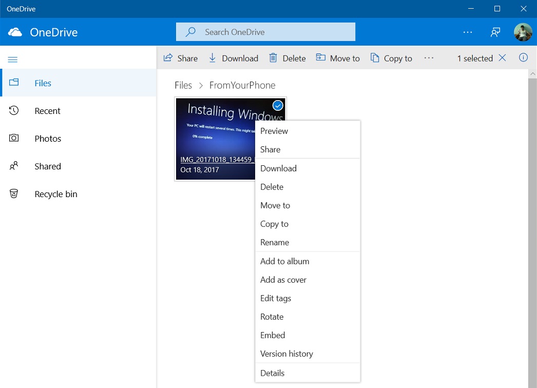 Microsoft might be working on a new OneDrive app for Windows 10 OneDrive-PWA-app.jpg