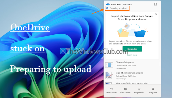 OneDrive stuck on Preparing to upload [Fix] onedrive-stuck-preparing-to-upload.png