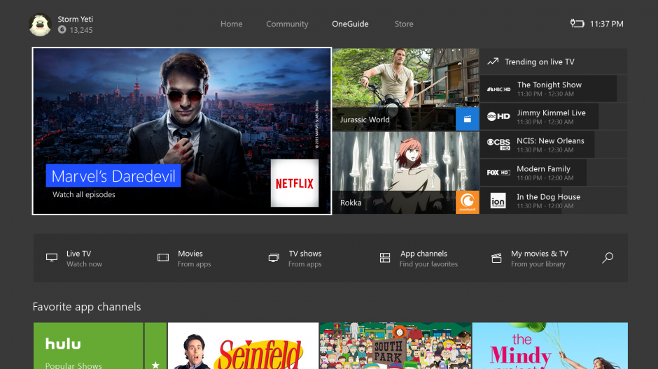Closer look at Windows 10’s rumoured new Search experience, volume flyout OneGuide_Home1-940x528.png