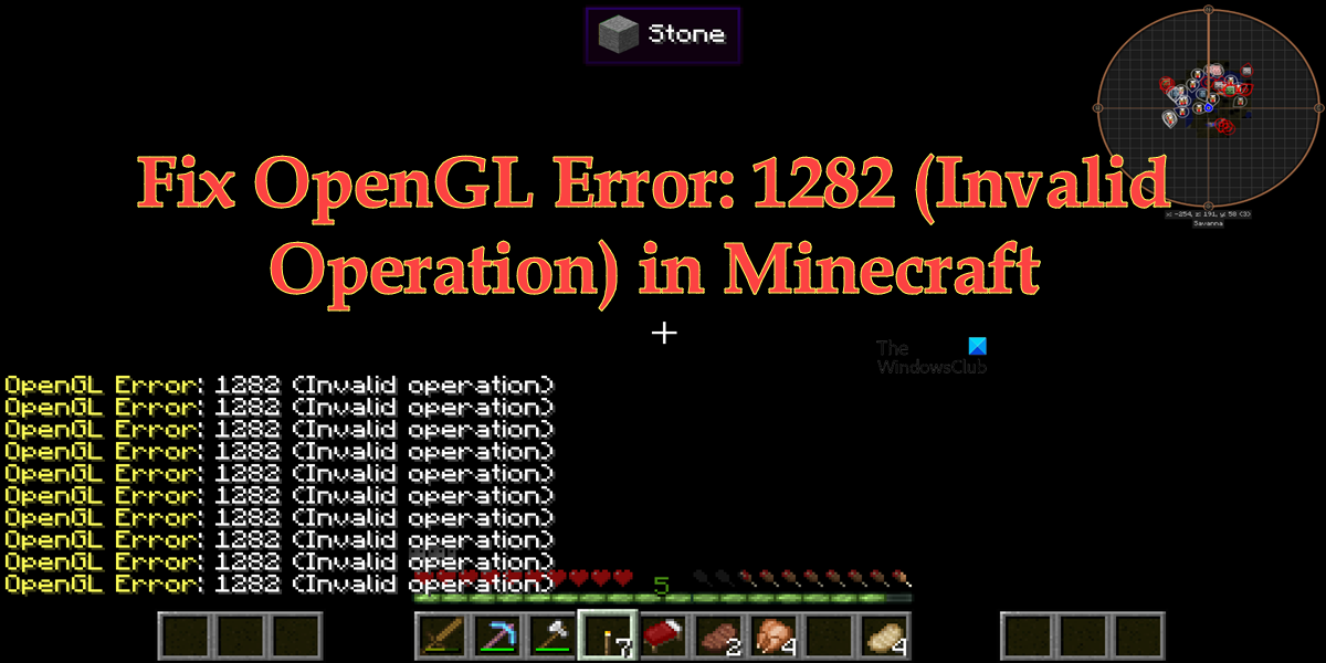 OpenGL Error: 1282 (Invalid Operation) in Minecraft open-gl.png
