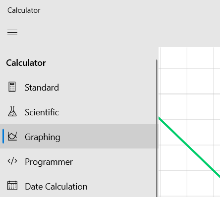 How to use the Graphing Calculator in Windows 10 open-graphing.png