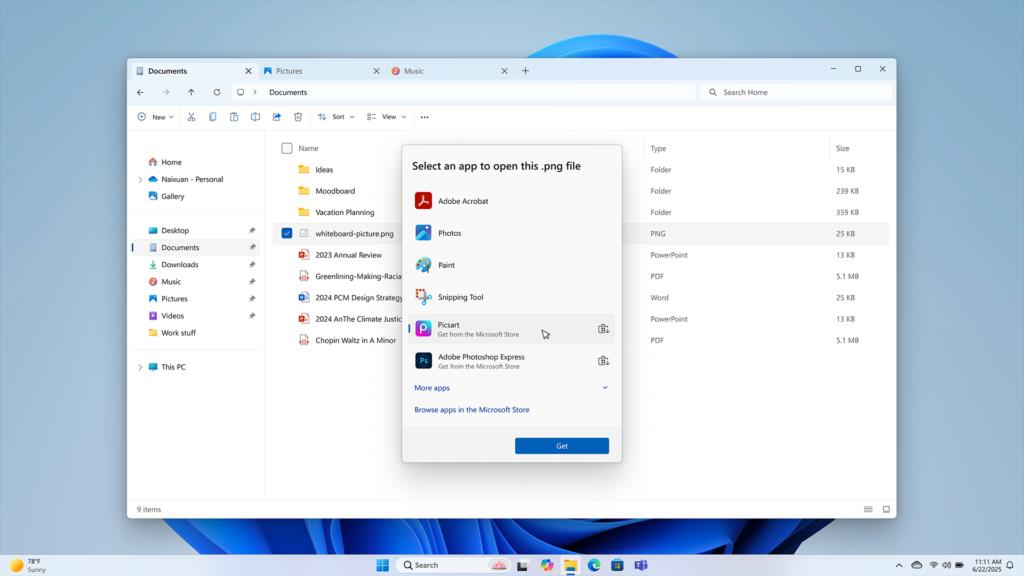 Microsoft Store gets a personalized home page, Copilot, and more Open-with-file-extension-app-recommendation-microsoft-store.jpg