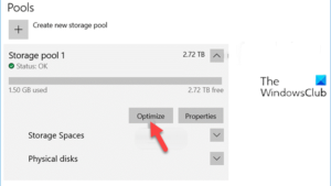 How to optimize Drive Usage in Storage Pool for Storage Spaces in Windows 10 Optimize-Drive-Usage-in-Storage-Pool-for-Storage-Spaces-via-Settings-app-300x169.png